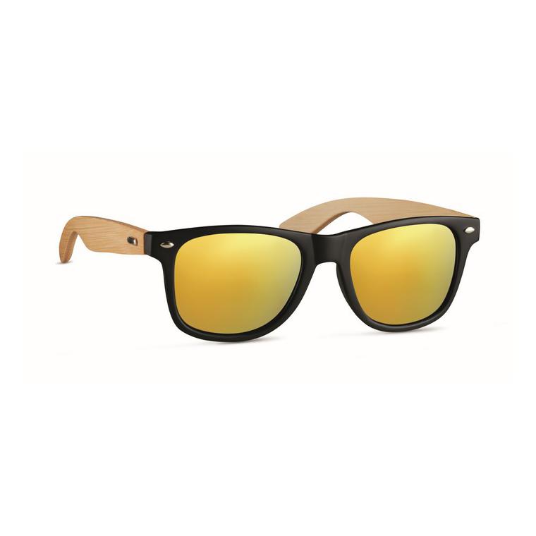 Ochelari soare, rame bambus CALIFORNIA TOUCH Galben