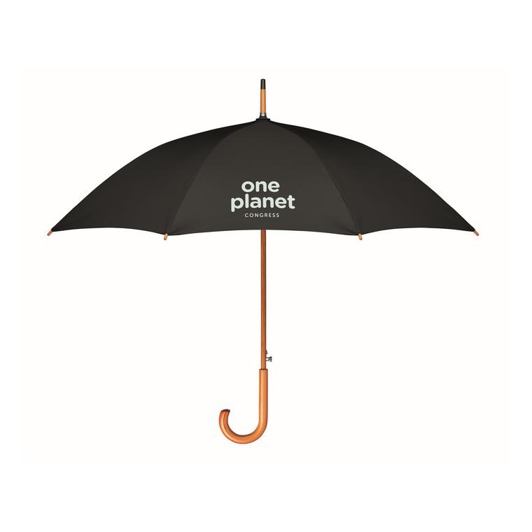 Umbrelă de 23.5 inchi RPET CUMULI RPET Negru