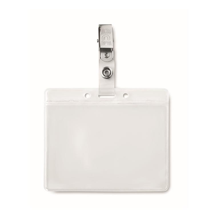 Suport ecuson din PVC CLIPBADGE Transparent