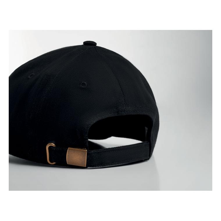 Șapcă baseball din bumbac TEKAPO Alb/negru