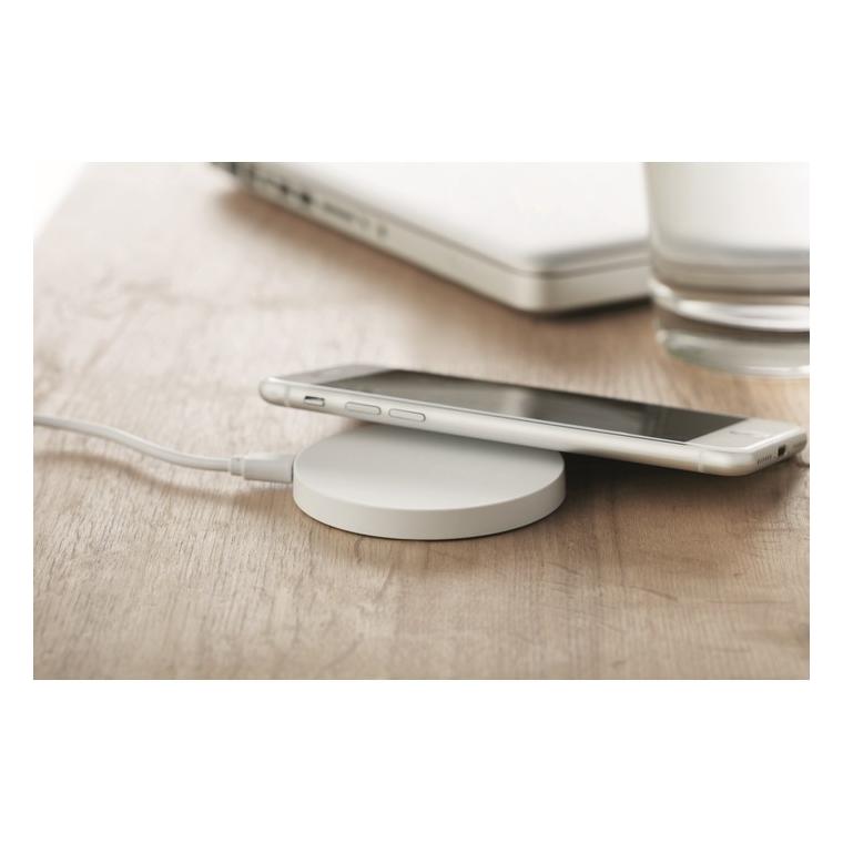 Încărcător wireless FLAKE CHARGER Alb