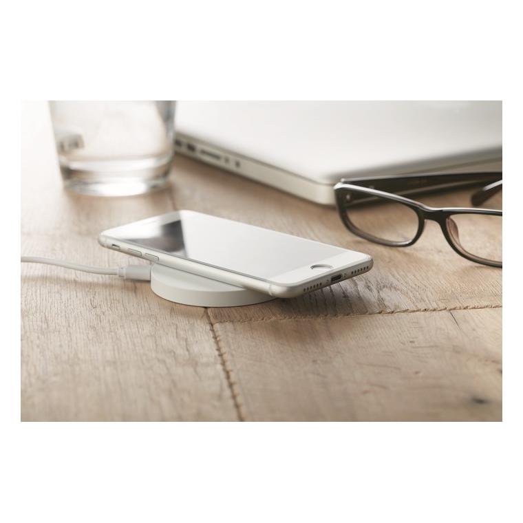 Încărcător wireless FLAKE CHARGER Alb