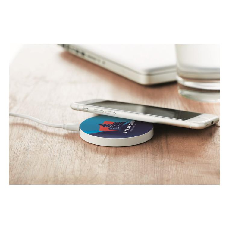 Încărcător wireless FLAKE CHARGER Alb