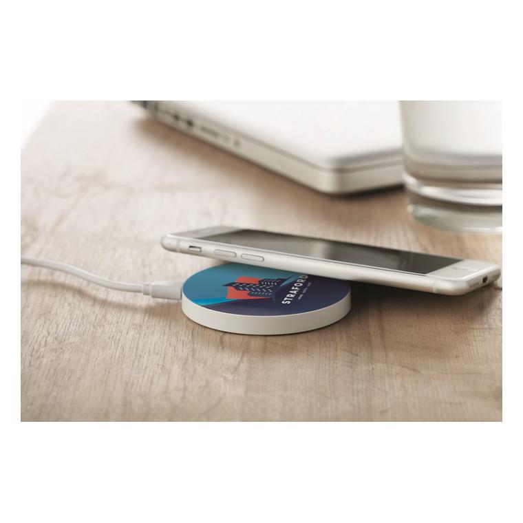 Încărcător wireless FLAKE CHARGER Alb