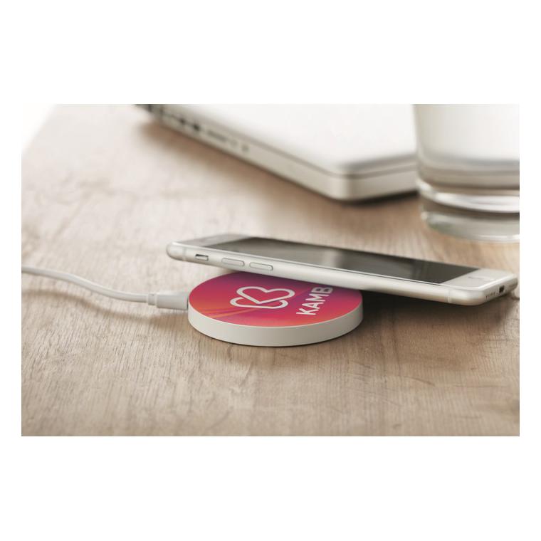 Încărcător wireless FLAKE CHARGER Alb