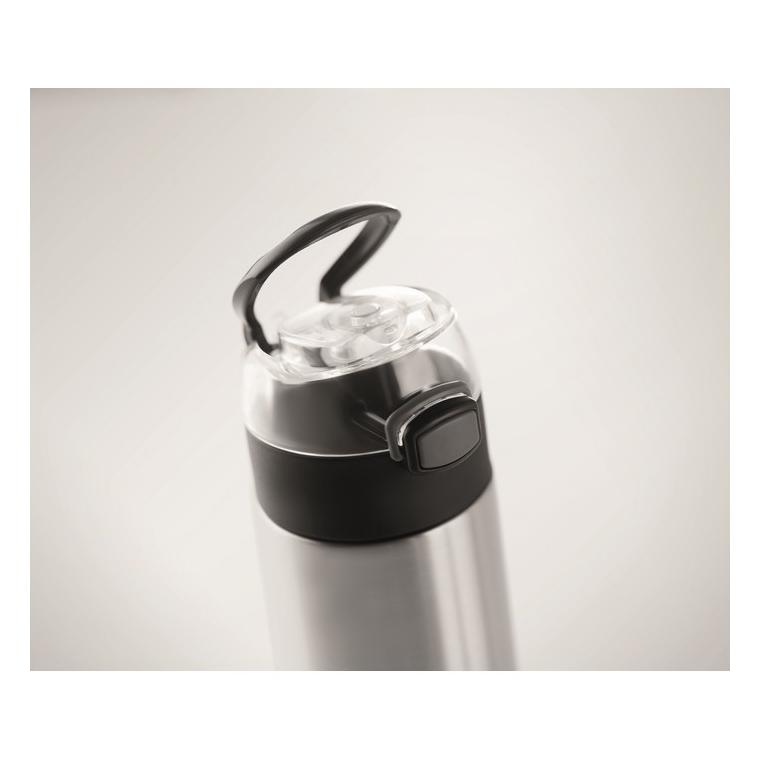 Sticlă cu gură de siguranță NUUK LUX Argintiu mat