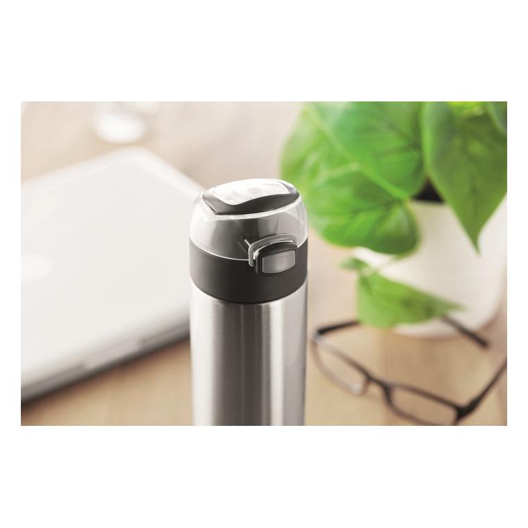 Sticlă cu gură de siguranță NUUK LUX Argintiu mat