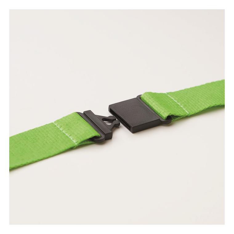 Lanyard, cârlig metalic 25 mm WIDE LANY Lime