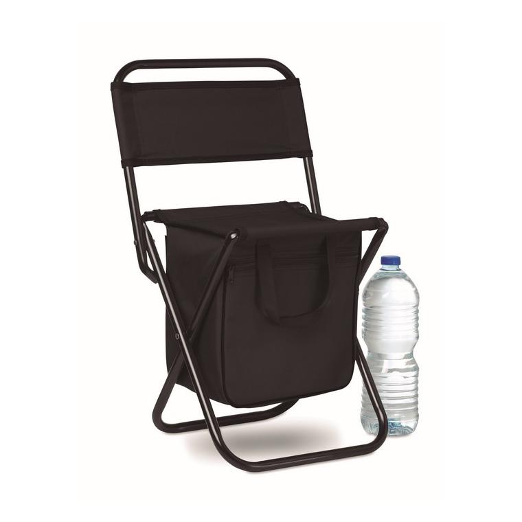 Scaun/cooler pliabil SIT & DRINK Negru