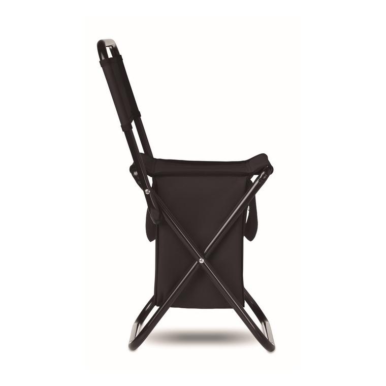 Scaun/cooler pliabil SIT & DRINK Negru