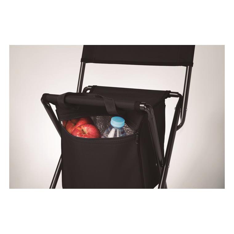 Scaun/cooler pliabil SIT & DRINK Negru