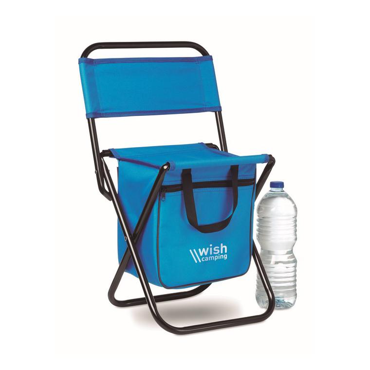 Scaun/cooler pliabil SIT & DRINK Albastru regal