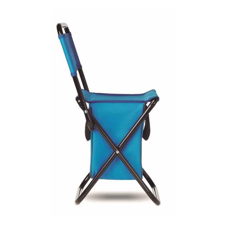Scaun/cooler pliabil SIT & DRINK Albastru regal
