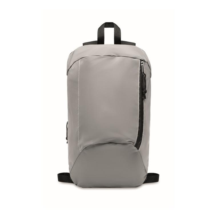 Rucsac reflectorizant VISIBACK Argintiu mat