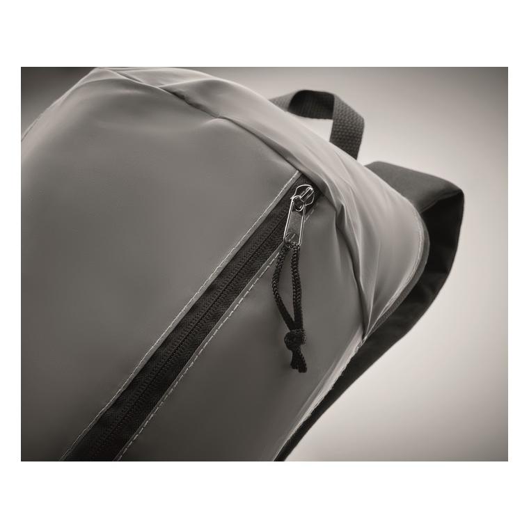 Rucsac reflectorizant VISIBACK Argintiu mat