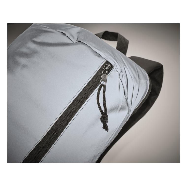 Rucsac reflectorizant VISIBACK Argintiu mat