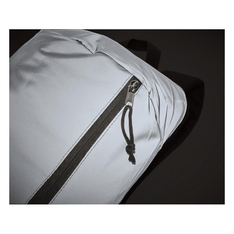 Rucsac reflectorizant VISIBACK Argintiu mat