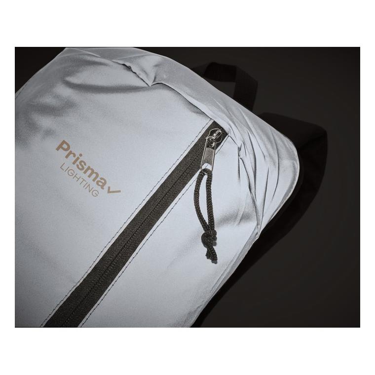 Rucsac reflectorizant VISIBACK Argintiu mat