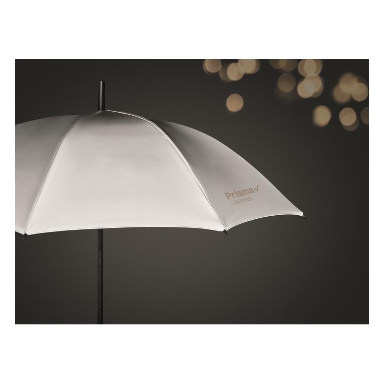 Umbrelă reflectorizantă VISIBRELLA Argintiu mat