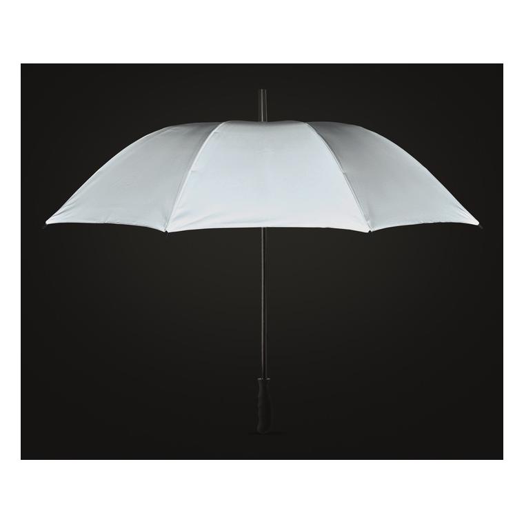 Umbrelă reflectorizantă VISIBRELLA Argintiu mat