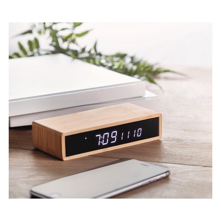 Încărcător wireless în bambus MORO Natur