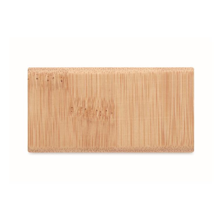 Încărcător wireless în bambus MORO Natur
