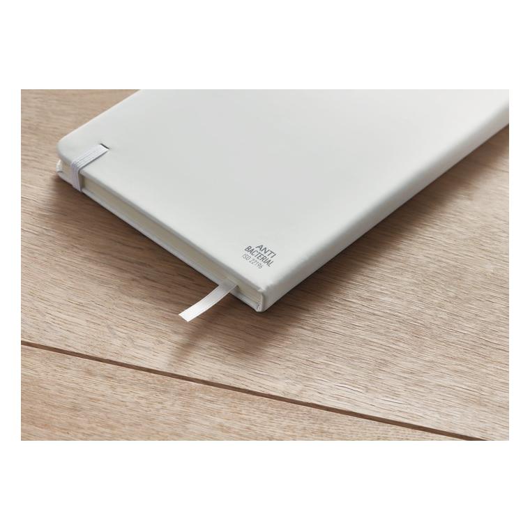 Caiet antibacterian liniat A5 ARCO CLEAN Alb