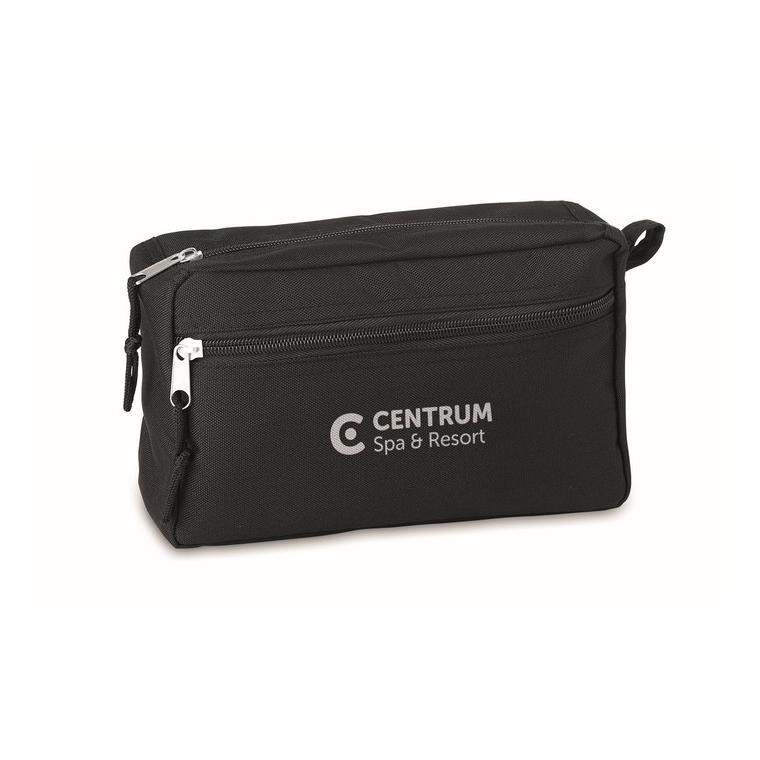 Geantă cosmetice 600D RPET BETTER & SMART Negru