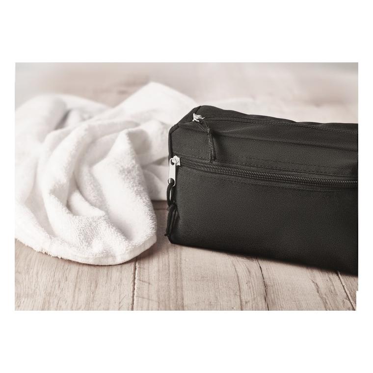 Geantă cosmetice 600D RPET BETTER & SMART Negru