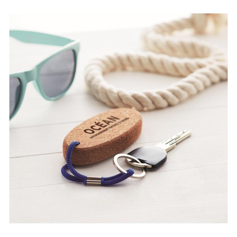 Breloc plutitor din plută BOAT Albastru regal