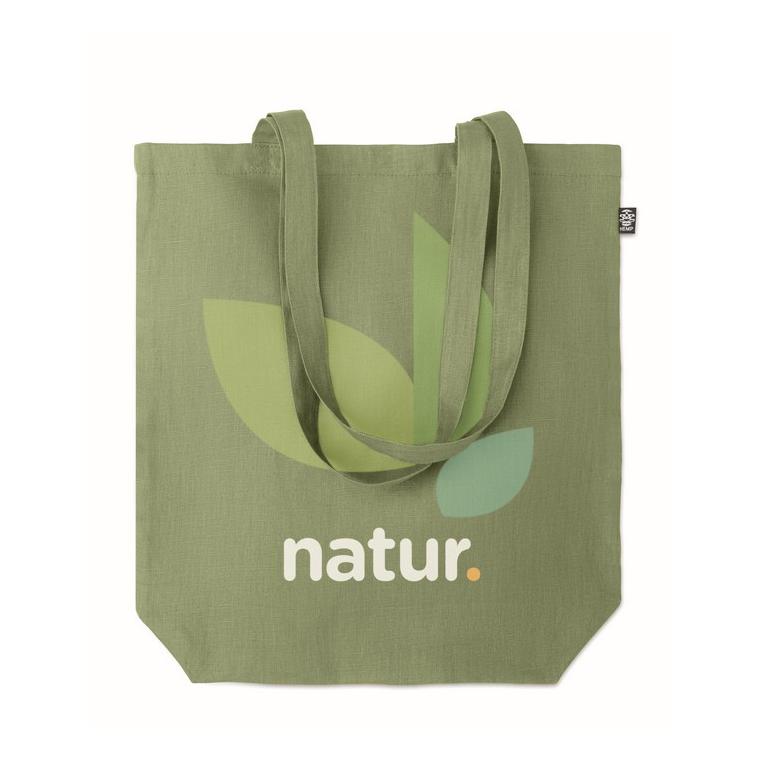 Sacoșă din cânepă 200 gr/m² NAIMA TOTE Verde