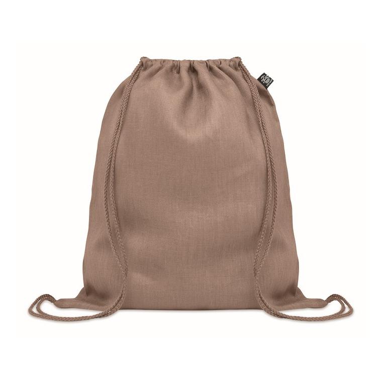 Geantă din cânepă cu șnur NAIMA BAG Maro