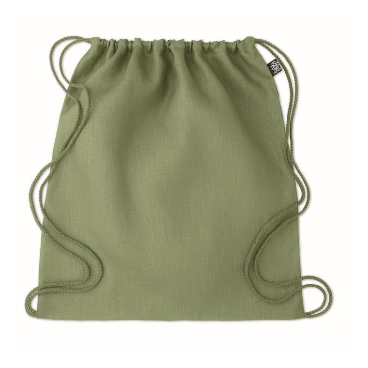 Geantă din cânepă cu șnur NAIMA BAG Verde