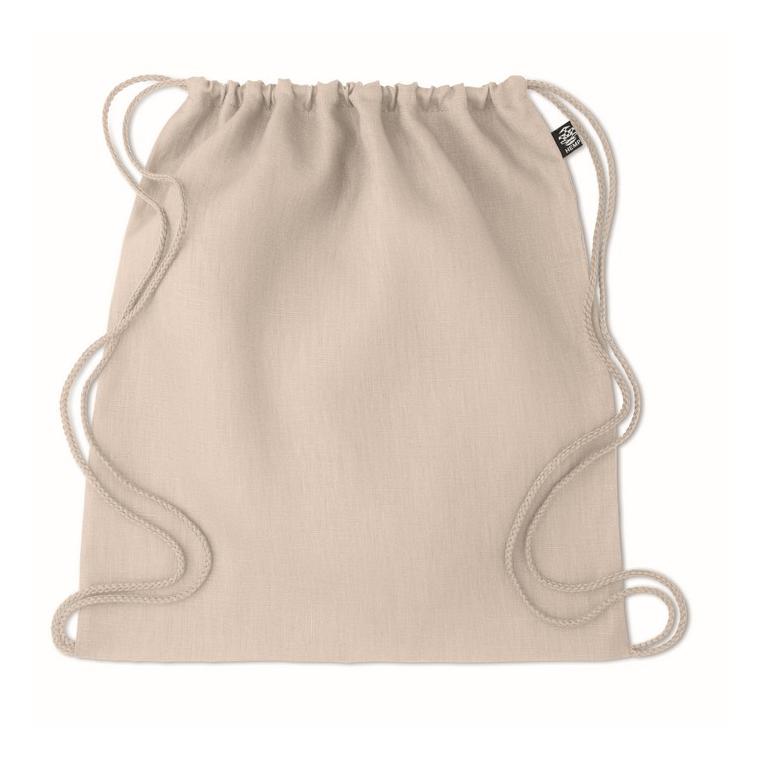 Geantă din cânepă cu șnur NAIMA BAG Bej