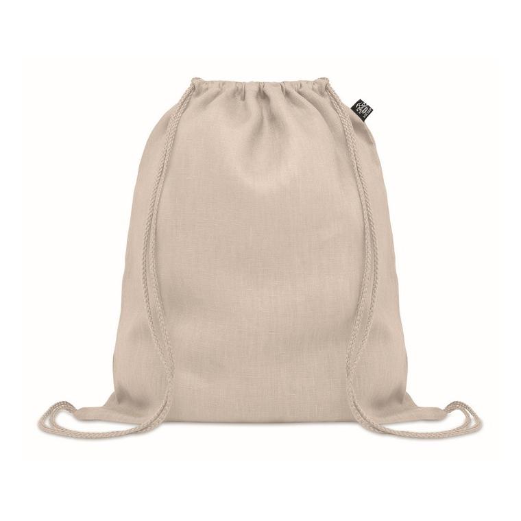 Geantă din cânepă cu șnur NAIMA BAG Bej