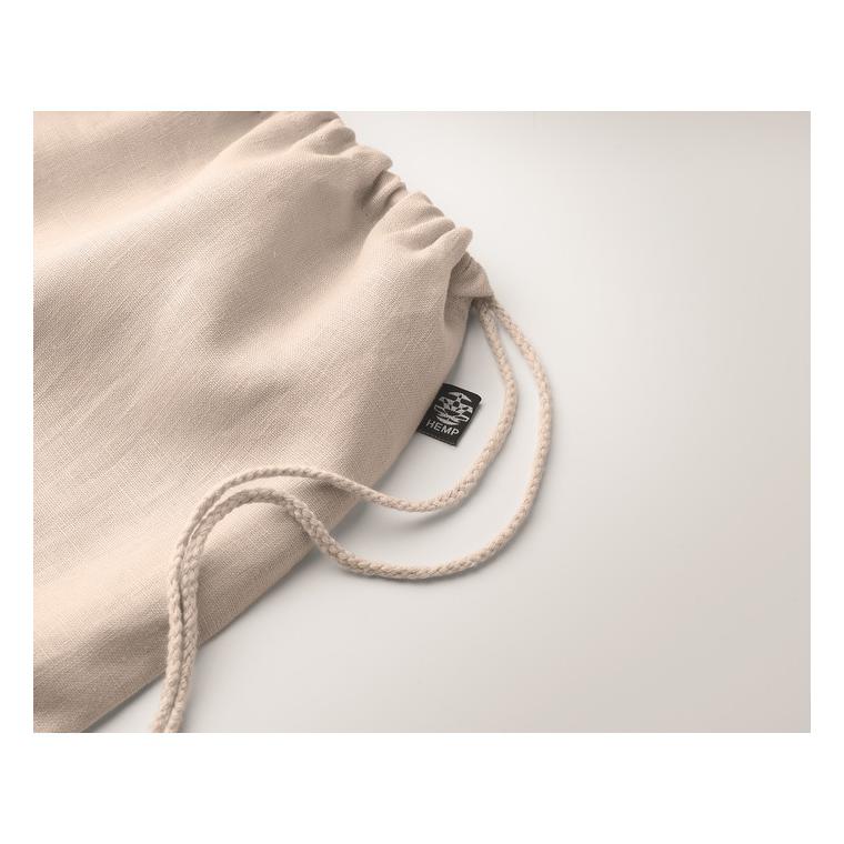 Geantă din cânepă cu șnur NAIMA BAG Bej