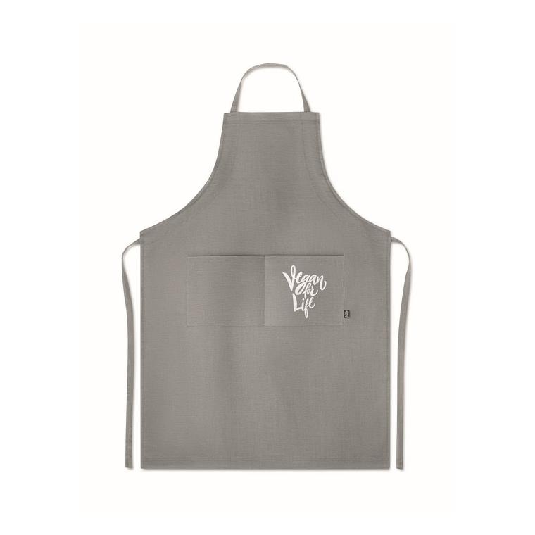 Șorț ajustabil din cânepă NAIMA APRON Gri