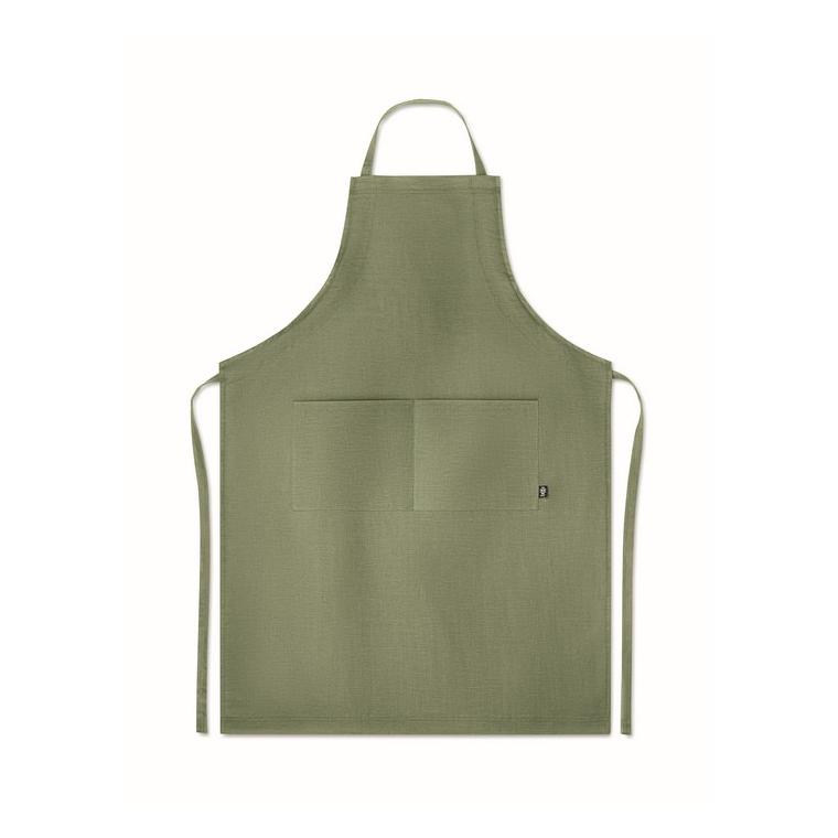 Șorț ajustabil din cânepă NAIMA APRON Verde