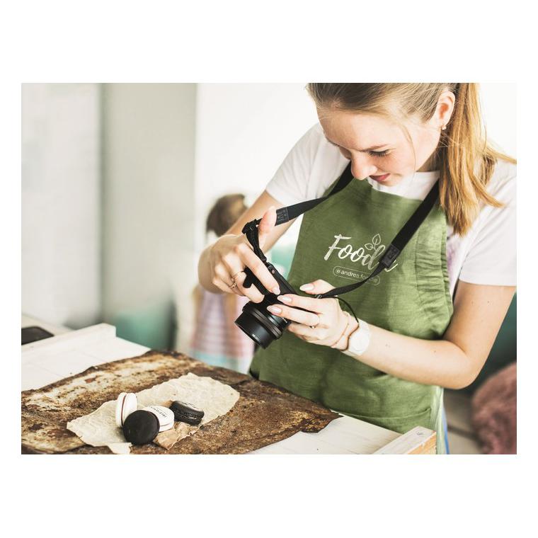 Șorț ajustabil din cânepă NAIMA APRON Verde