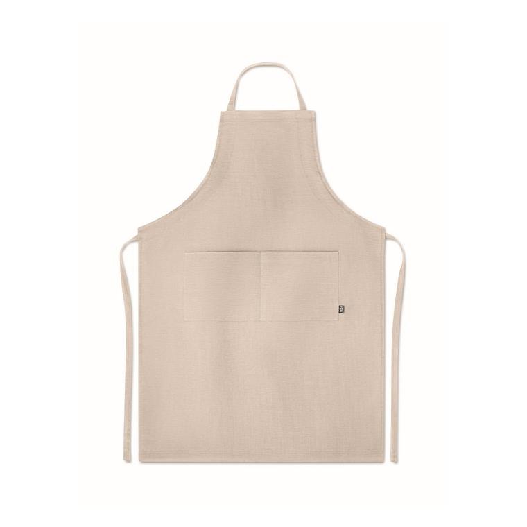 Șorț ajustabil din cânepă NAIMA APRON Bej