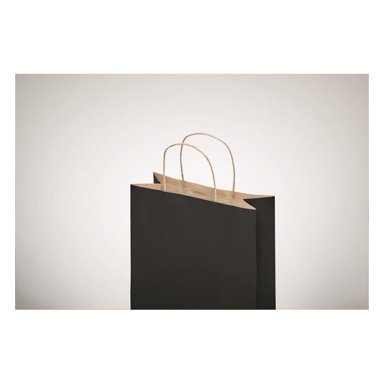 Pungă cadou mică din hârtie PAPER TONE S Negru