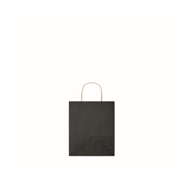 Pungă cadou mică din hârtie PAPER TONE S Negru