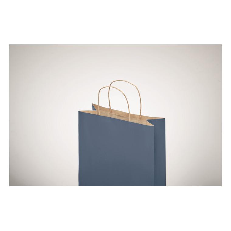 Pungă cadou mică din hârtie PAPER TONE S Albastru