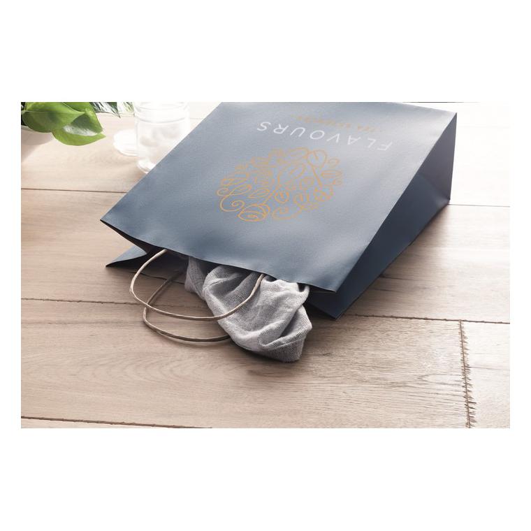 Pungă cadou mică din hârtie PAPER TONE S Albastru