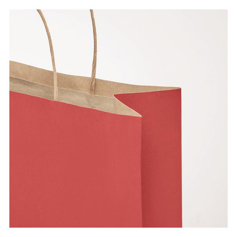 Pungă cadou mică din hârtie PAPER TONE S Roșu