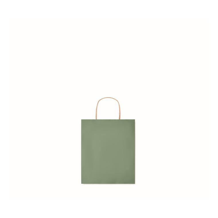 Pungă cadou mică din hârtie PAPER TONE S Verde