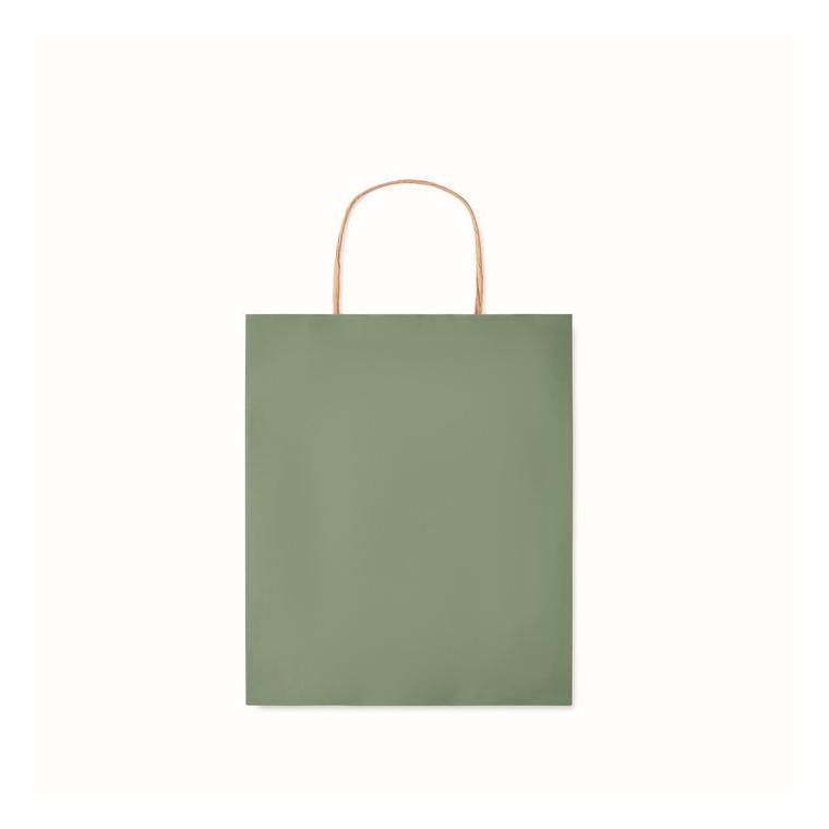 Pungă cadou mică din hârtie PAPER TONE S Verde