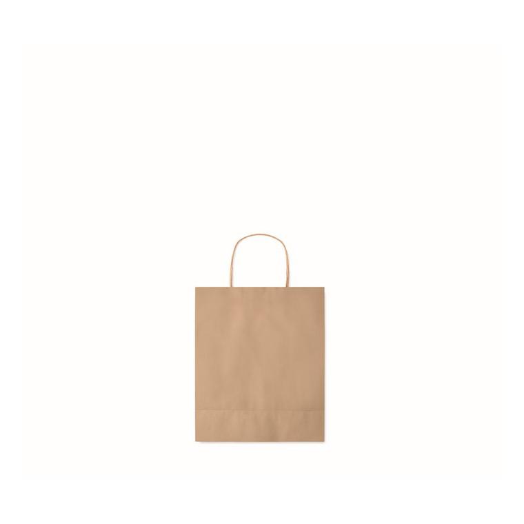 Pungă cadou mică din hârtie PAPER TONE S Bej