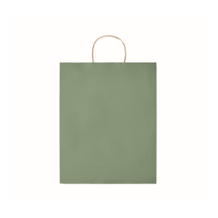 Pungă cadou mare din hârtie PAPER TONE L Verde