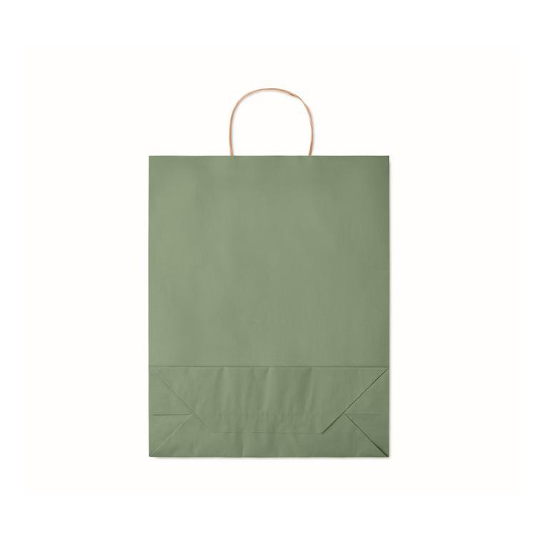 Pungă cadou mare din hârtie PAPER TONE L Verde